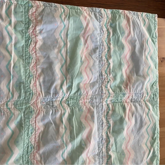 VTG Bucilla Mother Goose Rhymes Quilt (63480) Finished Quilt 30x33” Baby Blanket - Picture 14 of 15